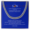 To my son| Cuban Link Necklace