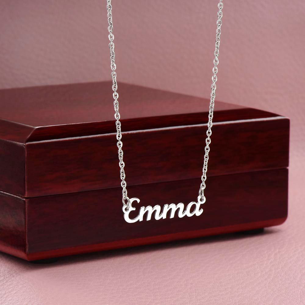 To My Daughter| Personalized Name Necklace| From Dad
