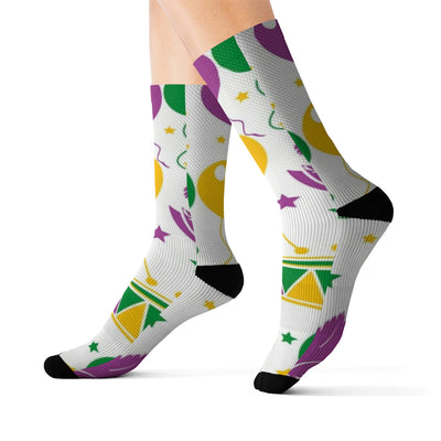 Mardi Gras Socks