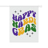 Happy Mardi Gras Garden & House Banner