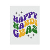 Happy Mardi Gras Garden & House Banner