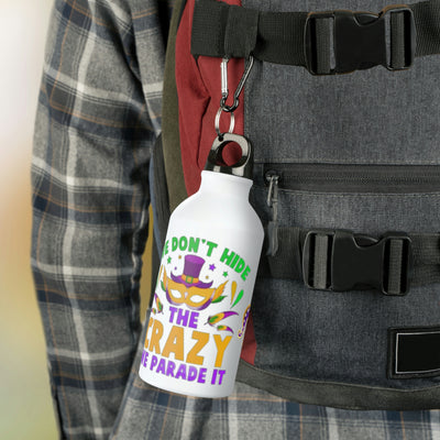 Crazy Mardi Gras Parade Oregon Sport Bottle