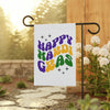 Happy Mardi Gras Garden & House Banner