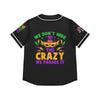 Mardi Gras Vibes Women's Baseball Jersey (AOP)