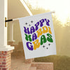 Happy Mardi Gras Garden & House Banner